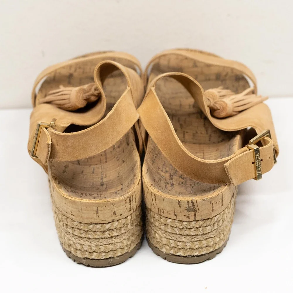 SCHUTZ suede platform